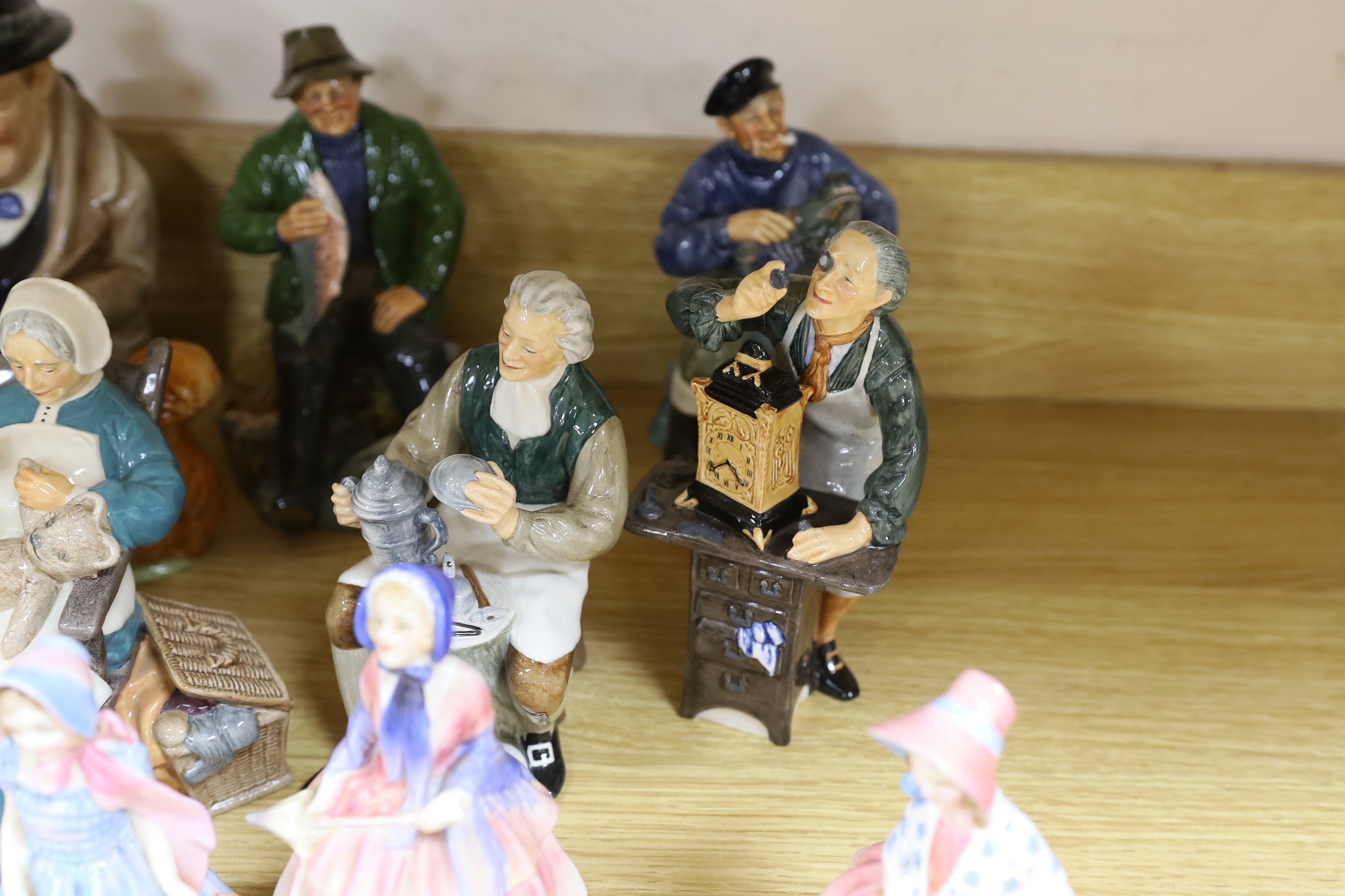 A collection of Royal Doulton figurines